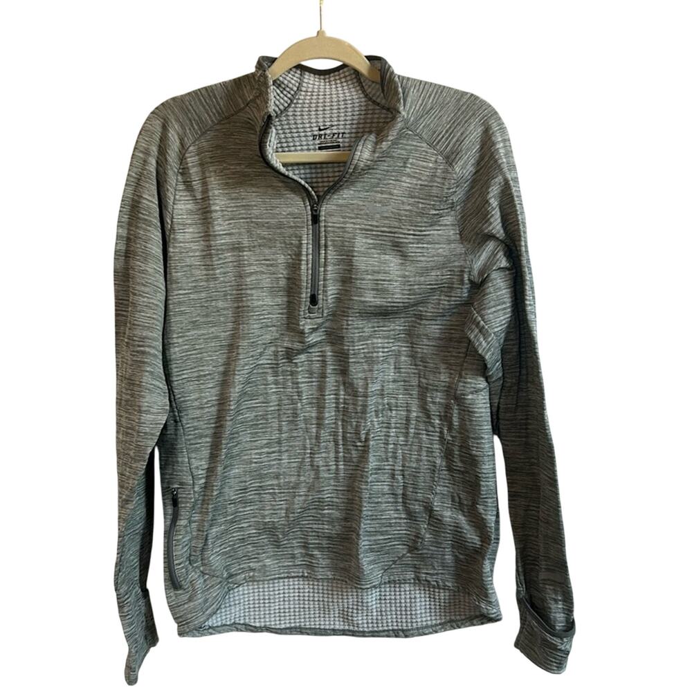 Gray Nike quarter zip